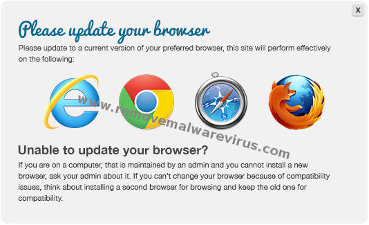 How To Fix Your Browser Is Not Supported Error? - Remove Malware Virus